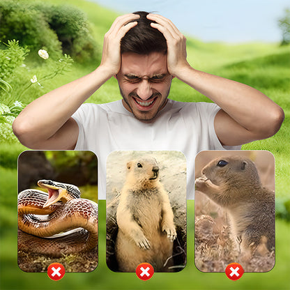 🐭50K+ SOLD!🌱57% OFF! 🚫Waterproof Solar Mole Deterrent
