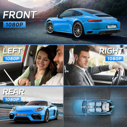 🔥New Arrival 2025🔥4-Channel HD Dash Cam with Night Vision