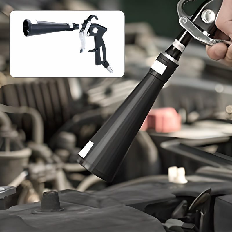 🔥Hot Sale🔥Air Blow Gun Car Interior Cleaning Gun High Pressure Car Detailing Cleaning Tool with Nozzle and Auto Detailing Dusting Brush