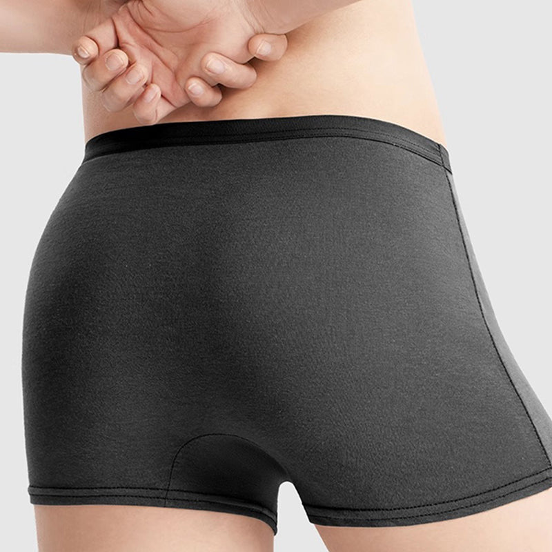 Men's Solid Soft Breathable Boxer Briefs