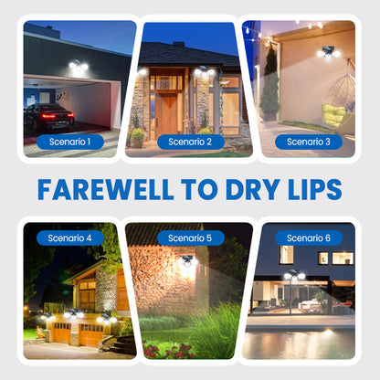 Tri-Fold Solar Sensor Light