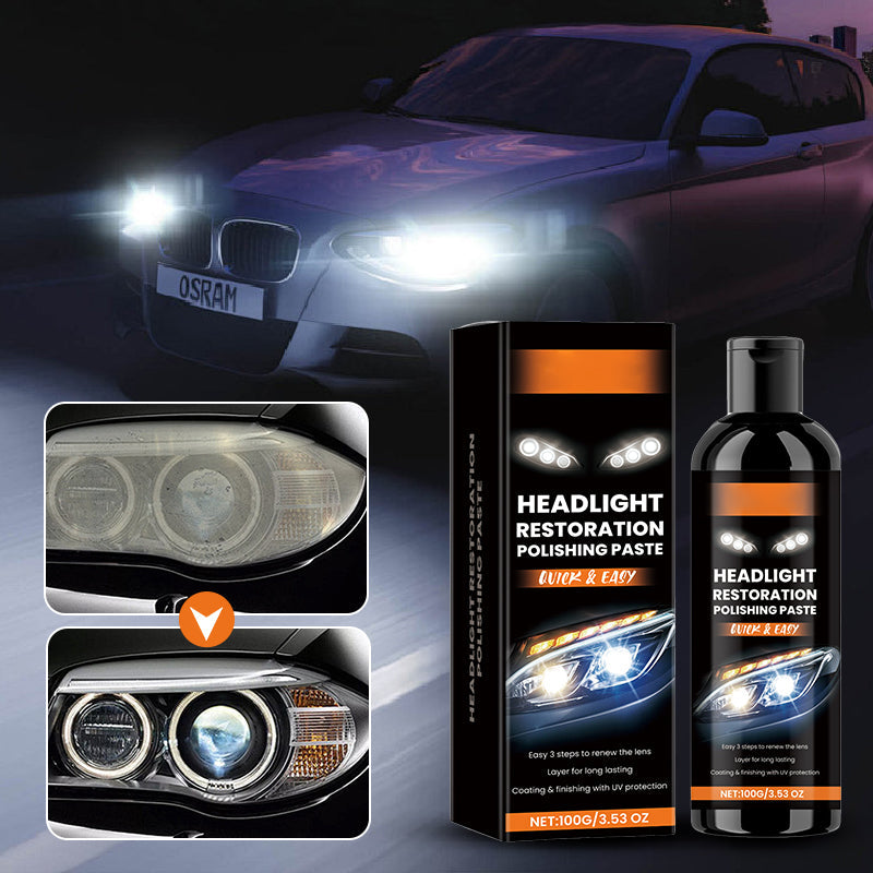 🔥New Hot Selling❤️‍🔥 Headlight Stain Remover & Polishing Paste