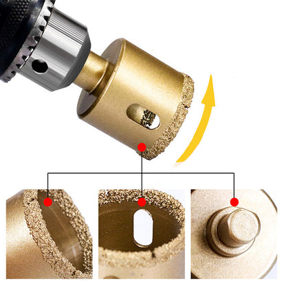 Diamond Hole Saw Drill Bits Kit（50% OFF）