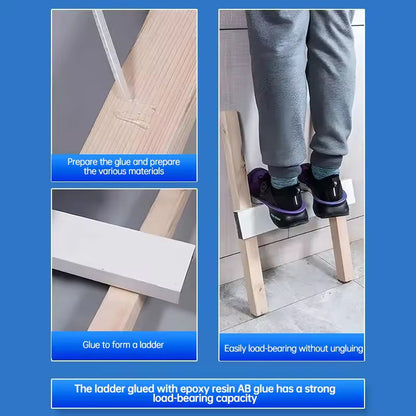 Aesthetics and Environmental Friendliness - Clear Epoxy Resin AB Glue