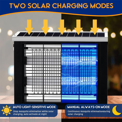 3500V High Powered Solar Bug Zapper for Indoor & Outdoor