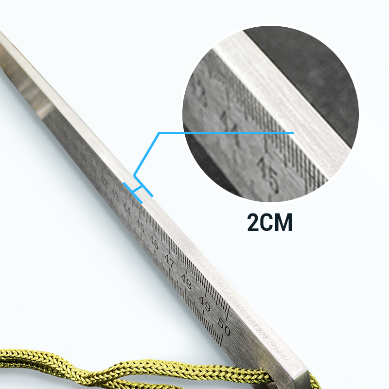 Multifunctional Portable Self-Defense Stainless Steel Ruler