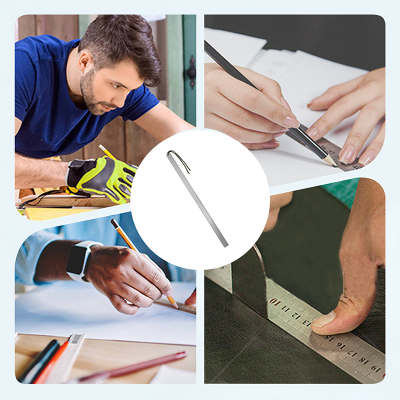 Multifunctional Portable Self-Defense Stainless Steel Ruler