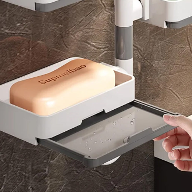 Detachable Suction Cup Soap Holder Dish