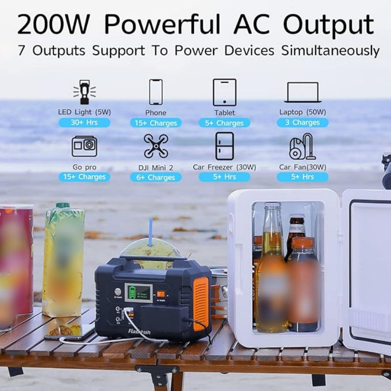 ⚡⚡200W Portable Power Station with Display