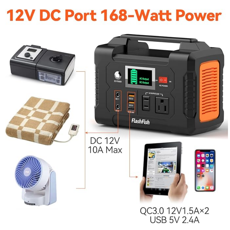 ⚡⚡200W Portable Power Station with Display