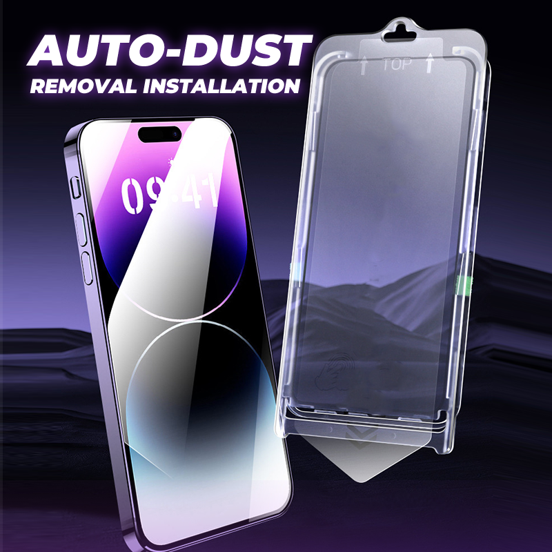 📱HD Screen Protector for iPhone Series - Auto-Dust Removal Installation✨
