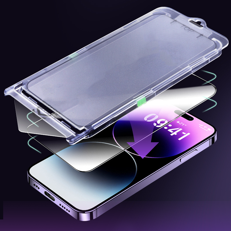 📱HD Screen Protector for iPhone Series - Auto-Dust Removal Installation✨