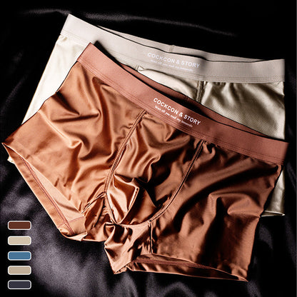 🔥BUY 2 GET 10% OFF🔥Men's Satin Ice Silk Briefs