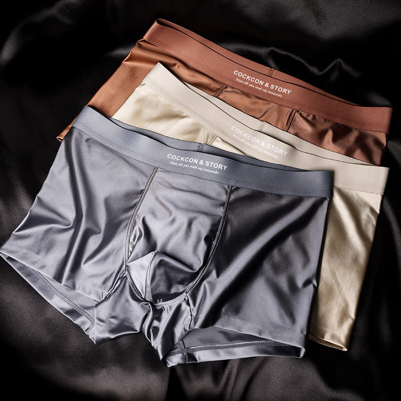 🔥BUY 2 GET 10% OFF🔥Men's Satin Ice Silk Briefs