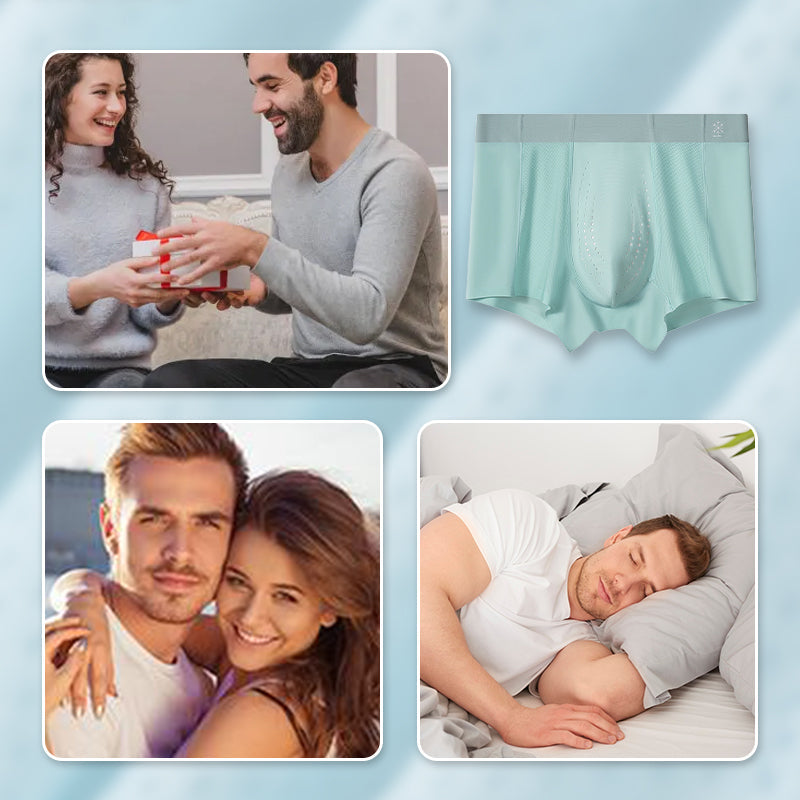 Men’s Cooling Fabric Mesh Boxer Briefs 3-Pack