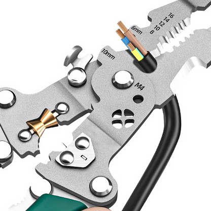 💥Hot Sale For 50% 0FF💥Multifunctional Foldable Wire Stripping Scissors with Electrical Test⚡️✂️