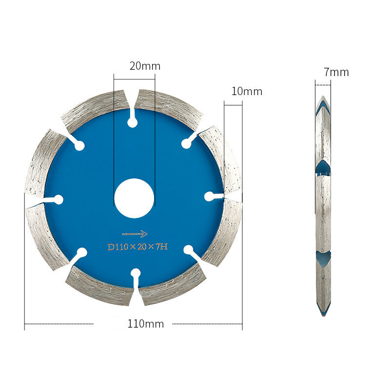 V-Shape Thickened Diamond Cutting Blade