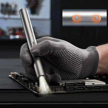 Mini Precision Elektrisk Skruvmejselset Med Multifunktionella Bits Och Led-Lampor