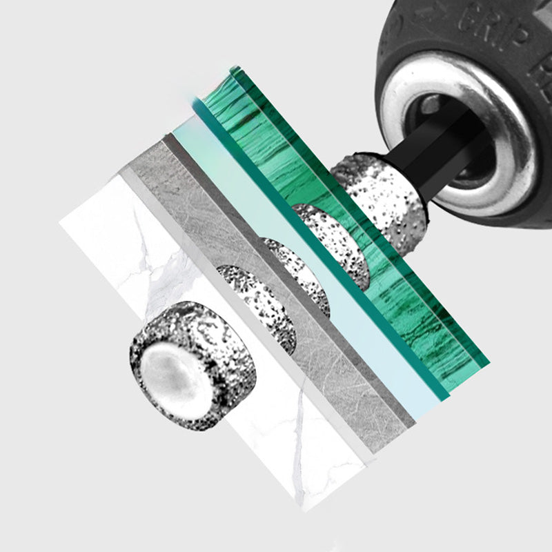 🔥2-in-1 Hexagonal Shank Brazing Dry Drilling Specialized Hole Opener