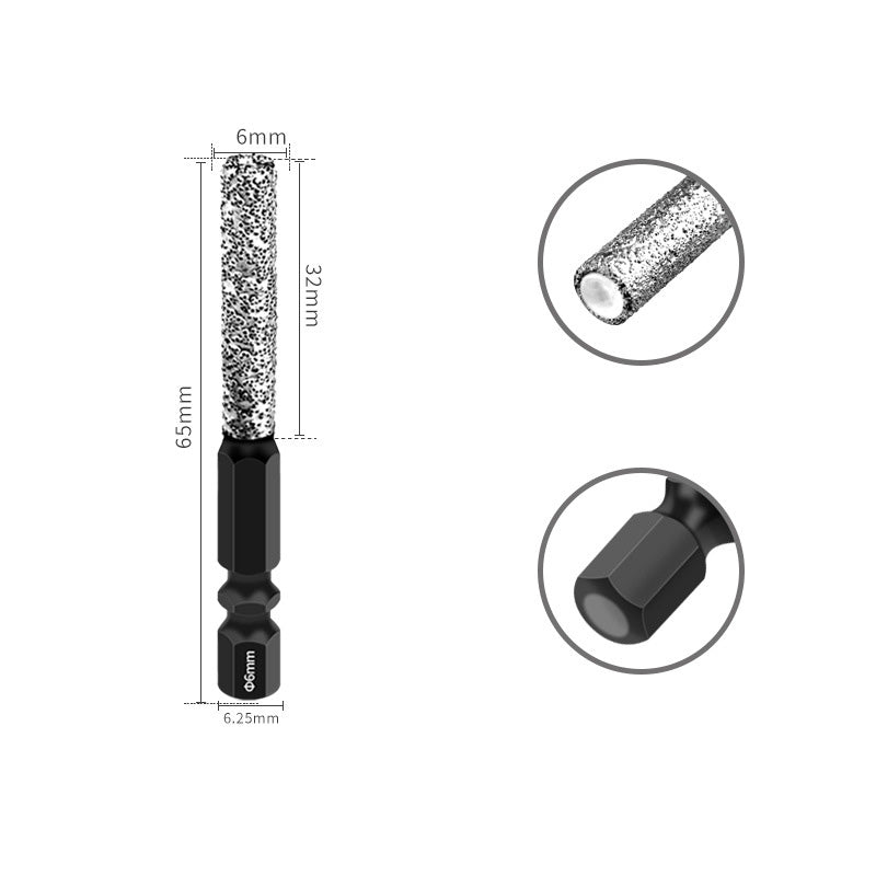 🔥2-in-1 Hexagonal Shank Brazing Dry Drilling Specialized Hole Opener