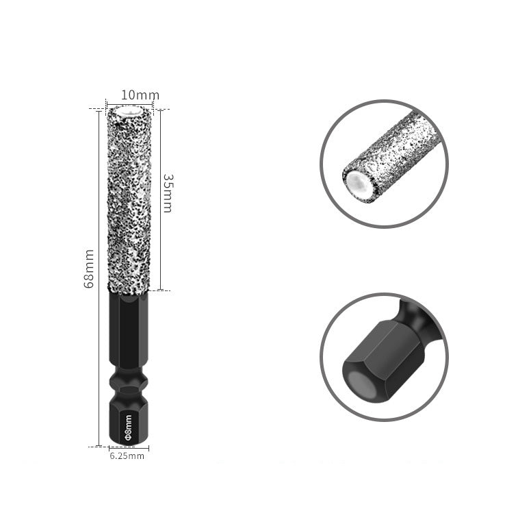 🔥2-in-1 Hexagonal Shank Brazing Dry Drilling Specialized Hole Opener