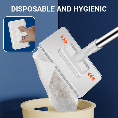 💥 Last day! 70% Off 💥Disposable Dust Mop with 4 Reusable Cloths