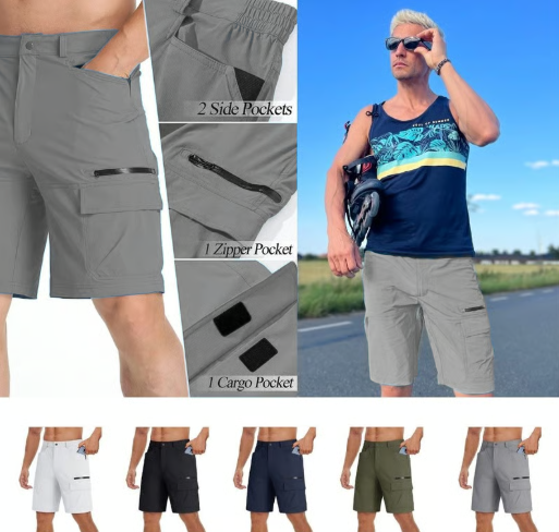 ✨Limited-time offer 49% OFF🔥Men's outdoor casual cargo shorts👍🏼