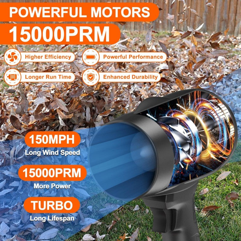High Power Multi-Use Cordless Handheld Leaf Blower