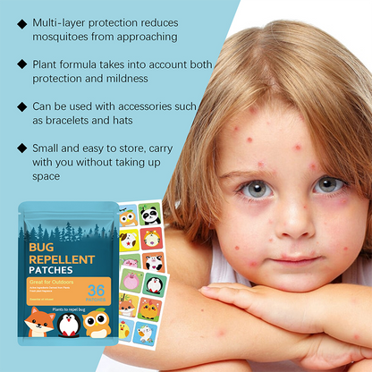 🔥Summer Must-Have 50% OFF🦟Gentle Waterproof & Sweatproof Mosquito Repellent Patches with Cute Designs