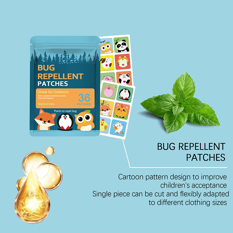 🔥Summer Must-Have 50% OFF🦟Gentle Waterproof & Sweatproof Mosquito Repellent Patches with Cute Designs