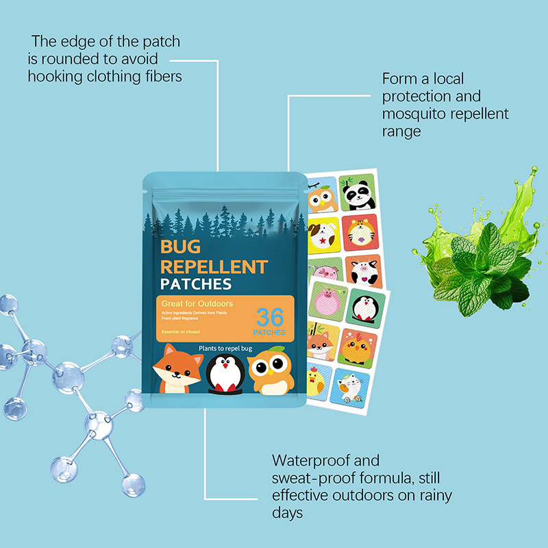 🔥Summer Must-Have 50% OFF🦟Gentle Waterproof & Sweatproof Mosquito Repellent Patches with Cute Designs