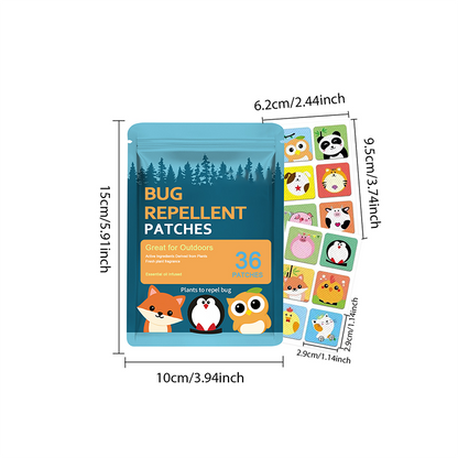🔥Summer Must-Have 50% OFF🦟Gentle Waterproof & Sweatproof Mosquito Repellent Patches with Cute Designs