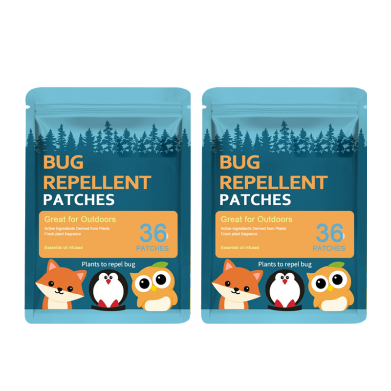 🔥Summer Must-Have 50% OFF🦟Gentle Waterproof & Sweatproof Mosquito Repellent Patches with Cute Designs