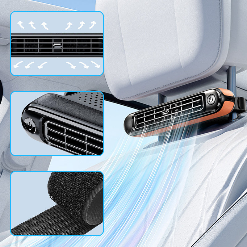 Portable Car Rear Seat Cooling Fan