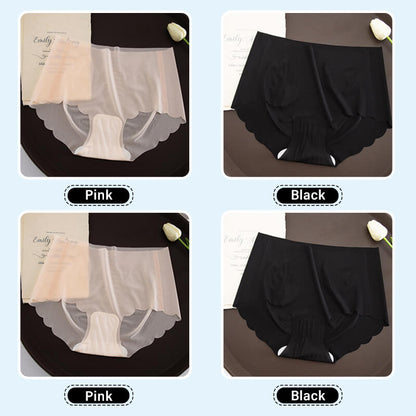 Women's seamless summer ice silk underwear