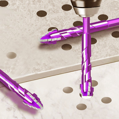 5PCS Premium 4-Flute Drill Bit Set