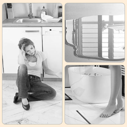 🚿✨ 3-in-1 Linen Bathroom Floor Mat! Anti-fouling + Anti-slip + Water Absorbent, let the bathroom say goodbye to slippery and dirty nightmare ✨✨