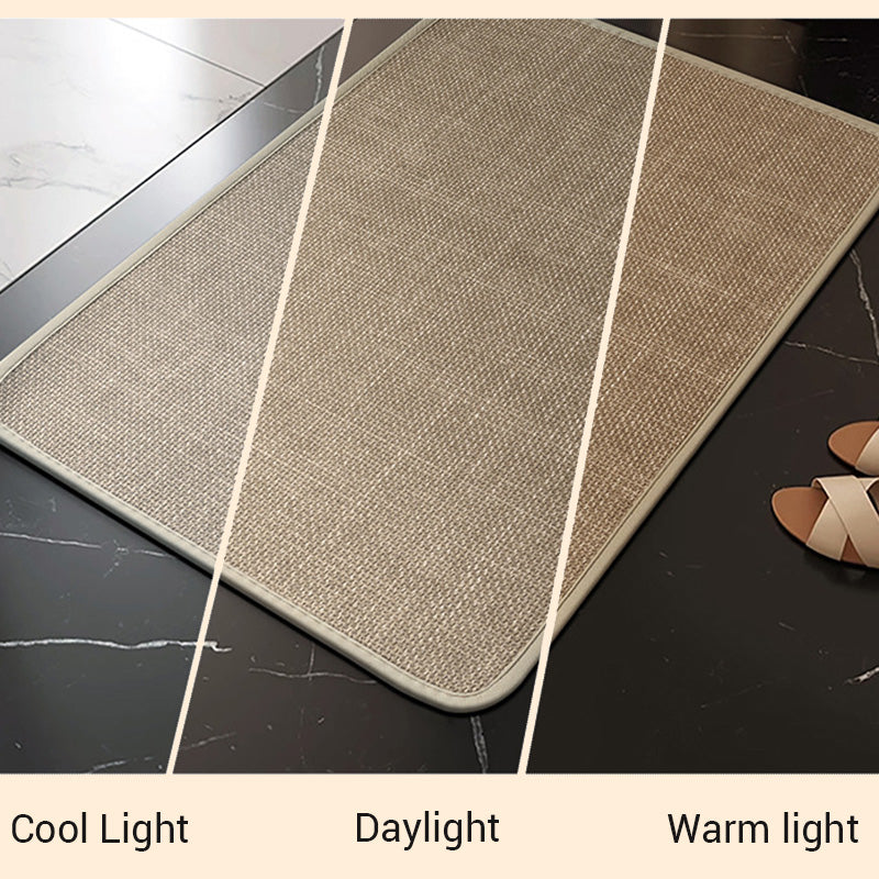 🚿✨ 3-in-1 Linen Bathroom Floor Mat! Anti-fouling + Anti-slip + Water Absorbent, let the bathroom say goodbye to slippery and dirty nightmare ✨✨