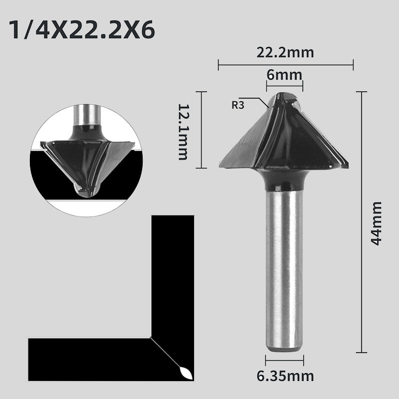 V-Groove Router Bit for Edging Machine
