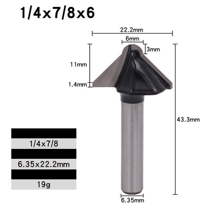 V-Groove Router Bit for Edging Machine