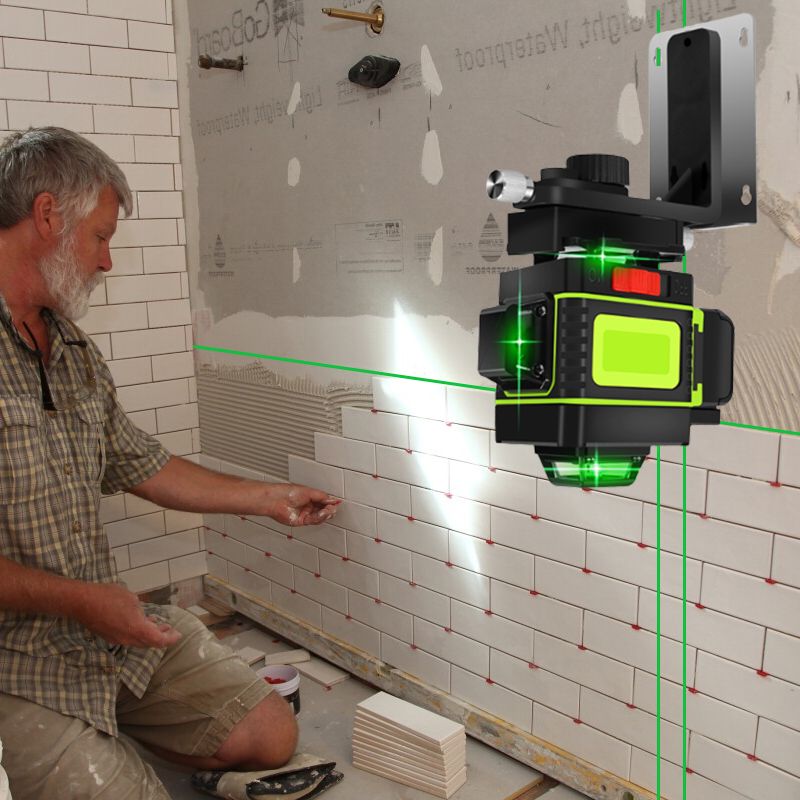 16 Lines Green Light Laser Level Self Leveling Tool