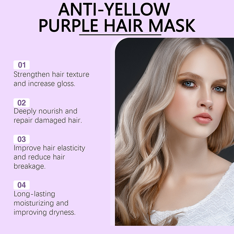 Anti-Yellowing Purple Hair Mask 💜 Say goodbye to Red Highlights! 💜