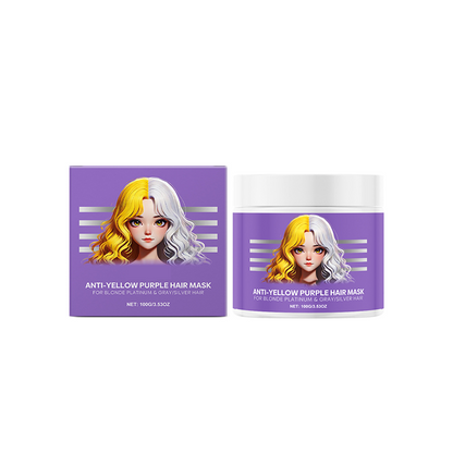 Anti-Yellowing Purple Hair Mask 💜 Say goodbye to Red Highlights! 💜