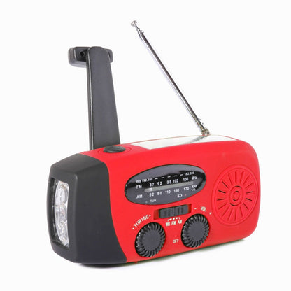 ⏳Time-Limited Special⏰Multifunctional Portable Solar Emergency Radio – Power Bank, Hand Crank & Weather Alert⚡