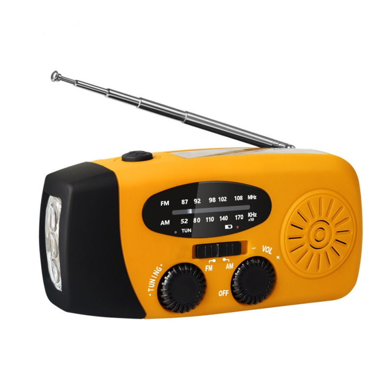 ⏳Time-Limited Special⏰Multifunctional Portable Solar Emergency Radio – Power Bank, Hand Crank & Weather Alert⚡