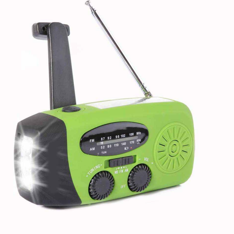 ⏳Time-Limited Special⏰Multifunctional Portable Solar Emergency Radio – Power Bank, Hand Crank & Weather Alert⚡