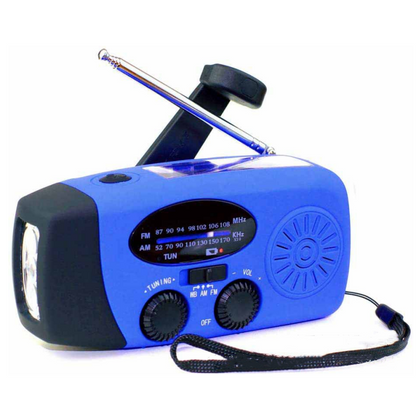 ⏳Time-Limited Special⏰Multifunctional Portable Solar Emergency Radio – Power Bank, Hand Crank & Weather Alert⚡