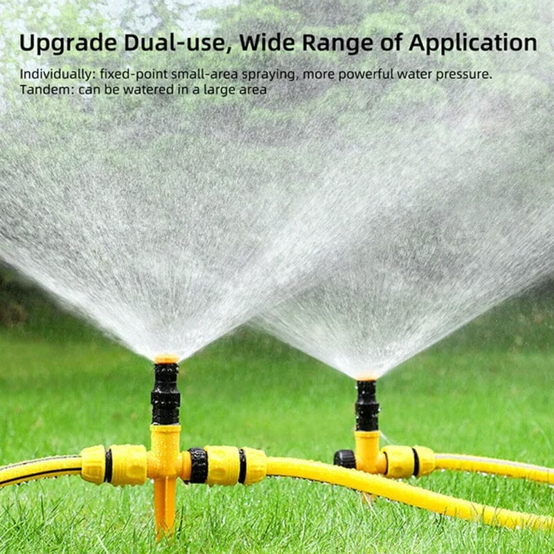 🏡BUY 1 GET 1 FREE✨360° Rotation Auto Irrigation System Garden Lawn Sprinkler Patio