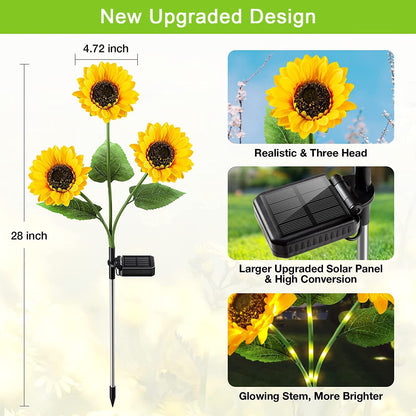 Sunflower Solar Garden Stake Led Lights🌻