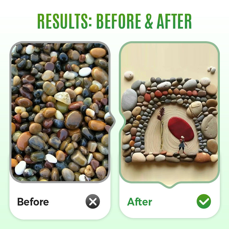 Clear & Waterproof Rock Glue for Landscaping